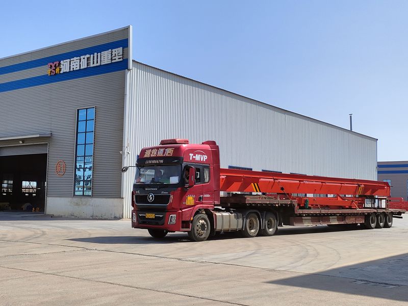 電動(dòng)葫蘆門(mén)式起重機(jī)  MHxh10t—14m 外懸3.5/1.5m 制作完成，發(fā)往青海交付客戶(hù)使用